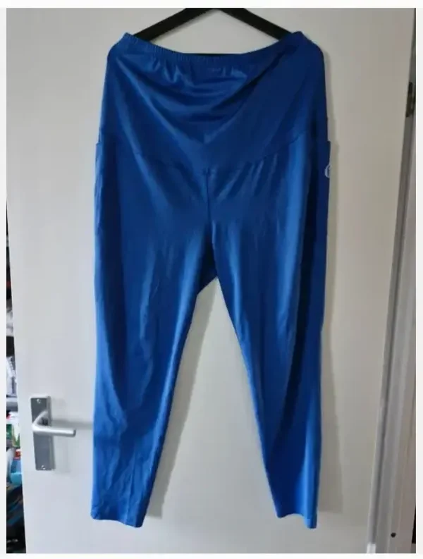 Blauwe zwangerschapsbroek maat xl