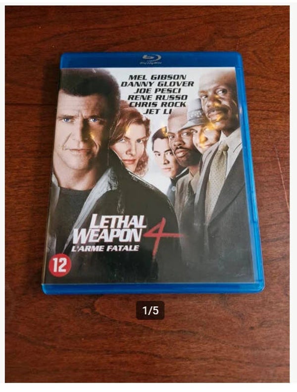 Blu-ray lethal weapon 4