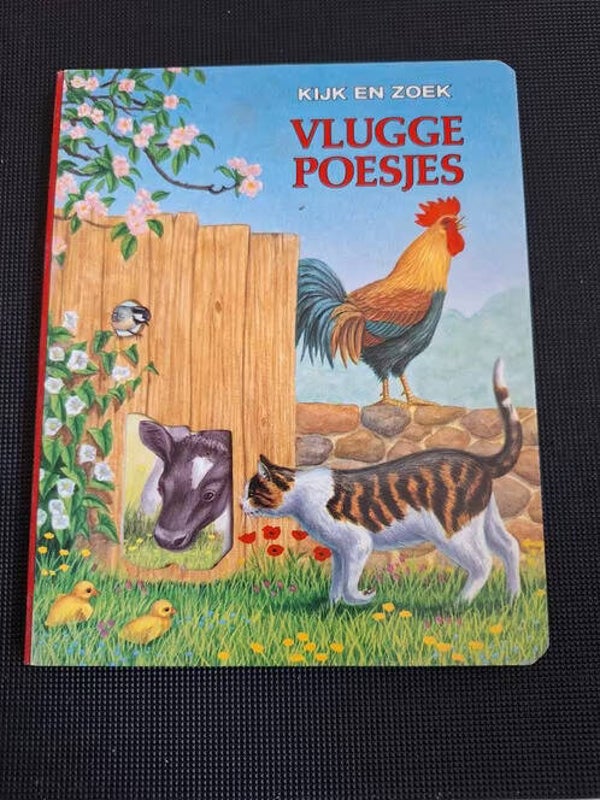 Boek kijk en zoek vlugge poesjes