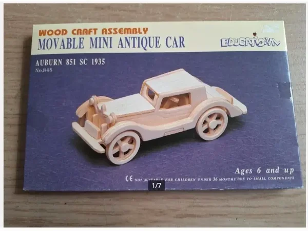 Bouwpakket houten auto