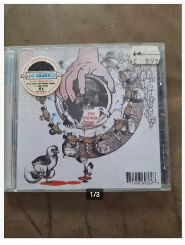 cd dj shadow, the privat press