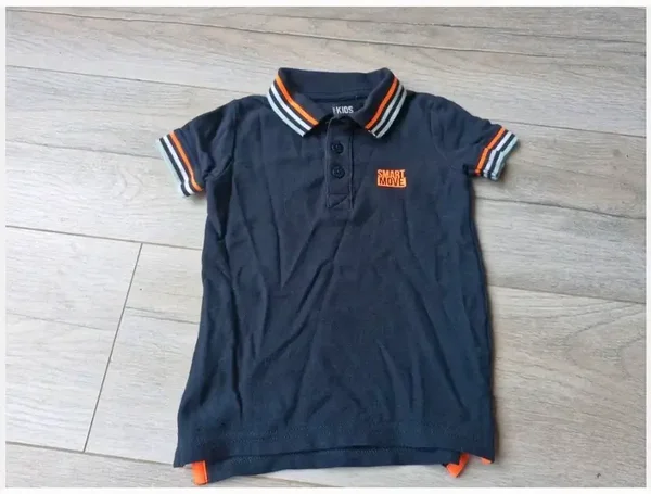 Donkerblauwe polo smart move Maat 92