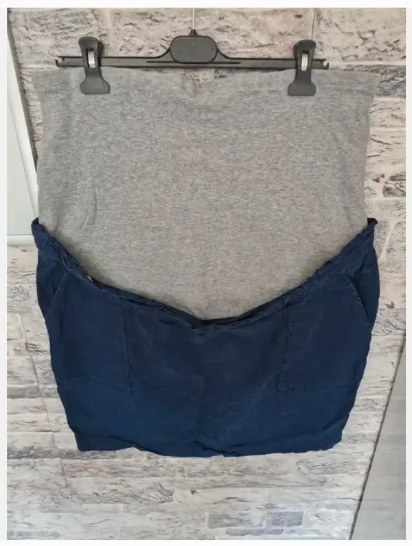 Donkerblauwe zwangerschapsrok Maat 48
