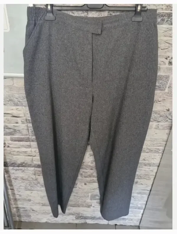 Donkergrijze nette broek maat 50