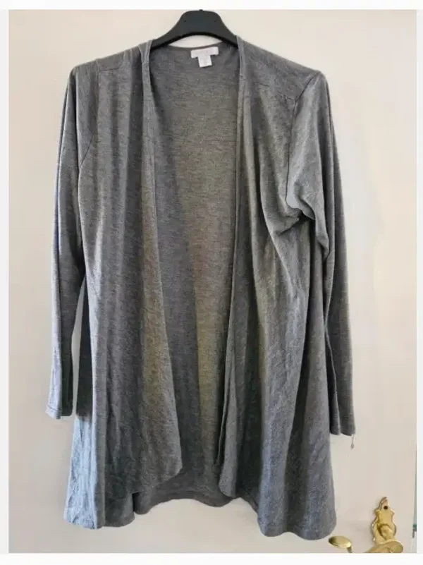 Dun grijs vest maat xl
