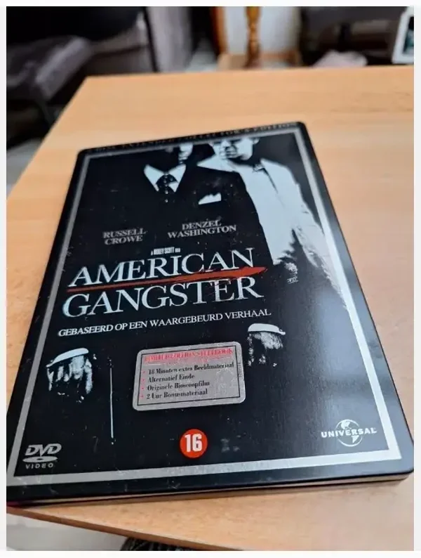 Dvd American gangster, steelcase