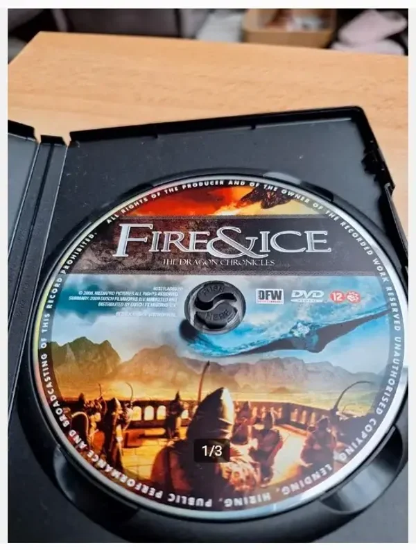 Dvd fire and ice, the dragon chronicles