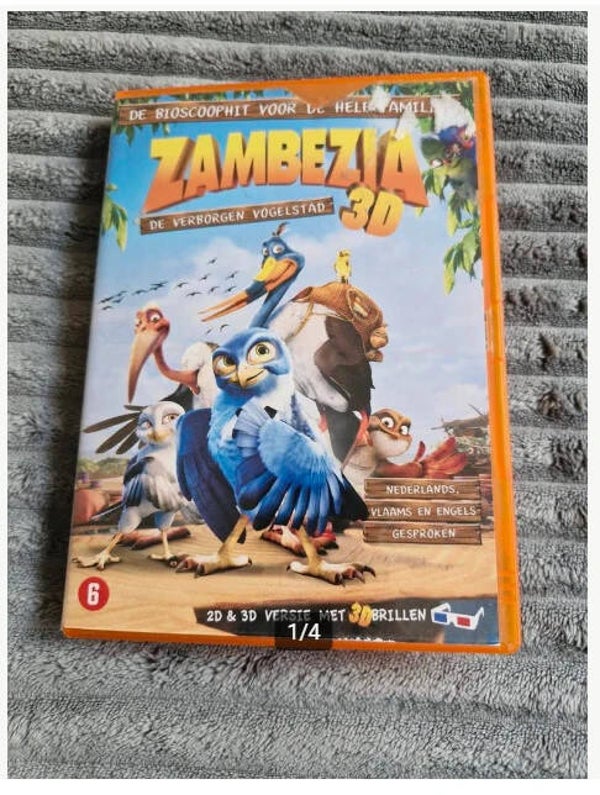 Dvd zambezia 3d