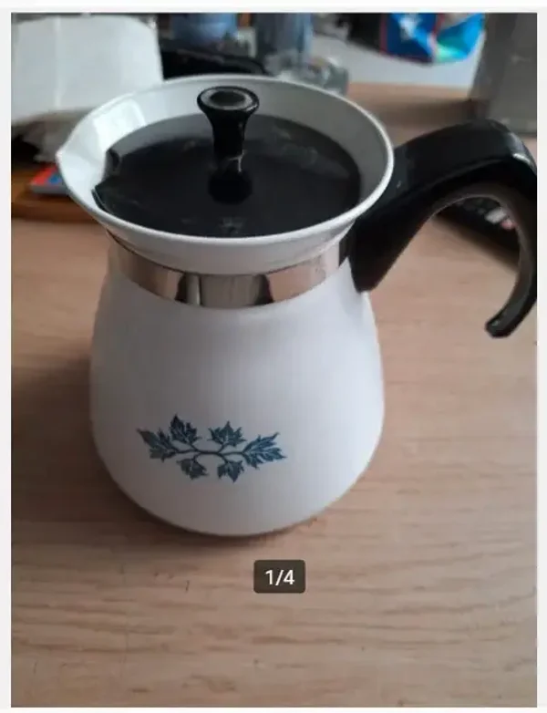 Emaille 3kwart theekan