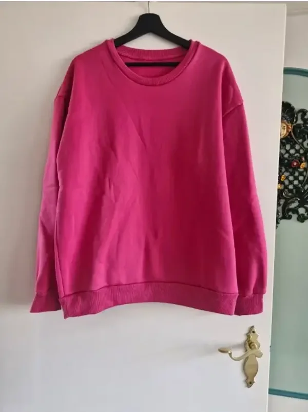 Fel roze dikke trui maat xl