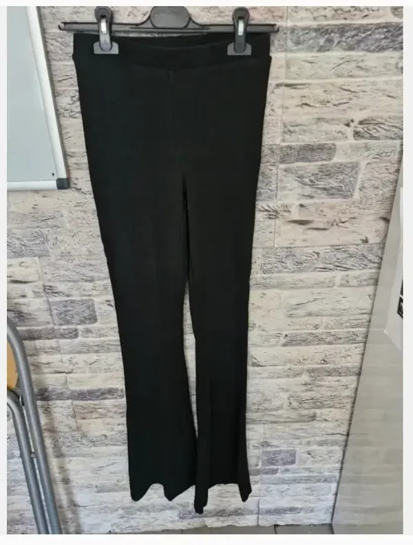 Geribbelde legging broek maat s