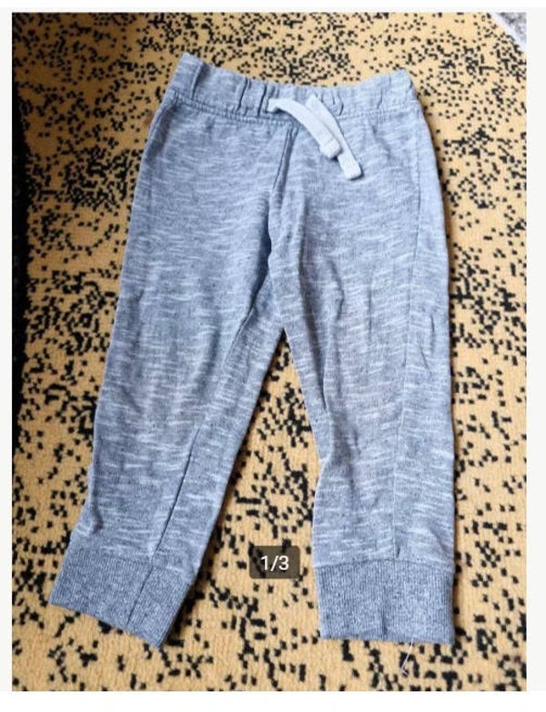 Grijs gemêleerde joggingsbroek Maat 86