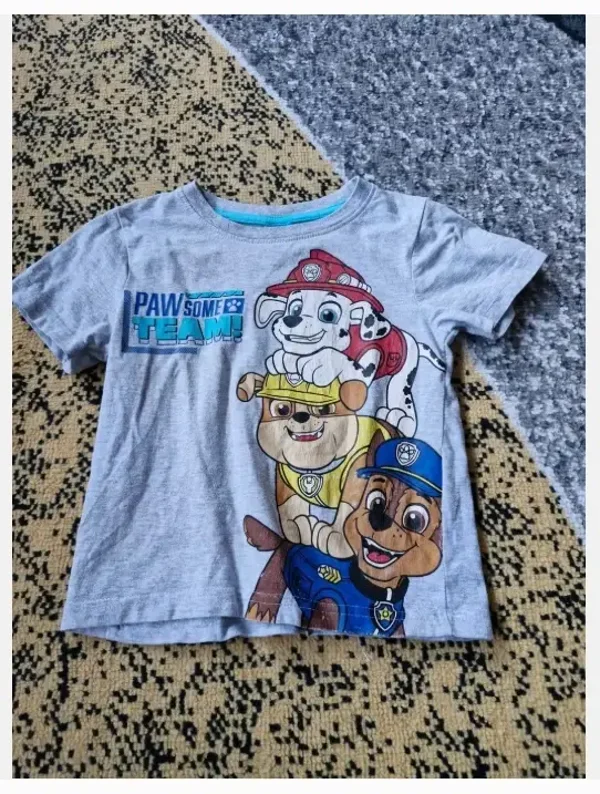 Grijs paw patrol tshirt maat 92