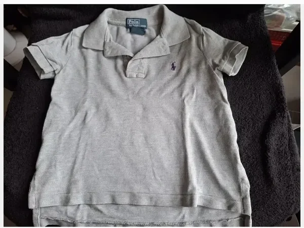 Grijs poloshirt maat 92