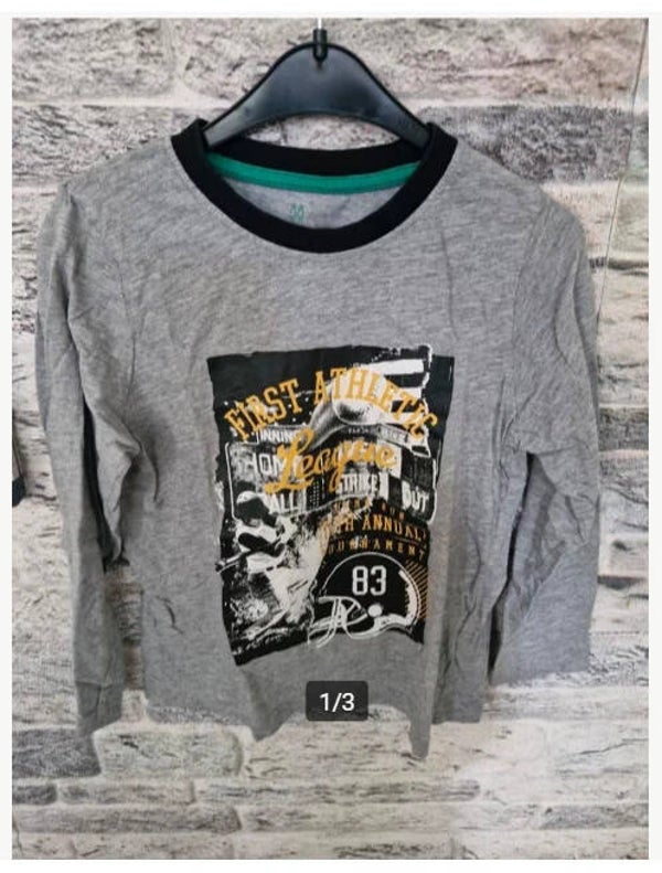 Grijs shirt first athletic Maat 110-116