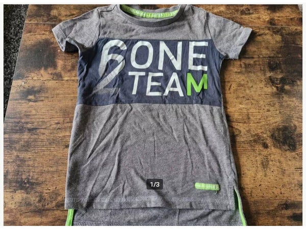 Grijs team tshirt Maat 92