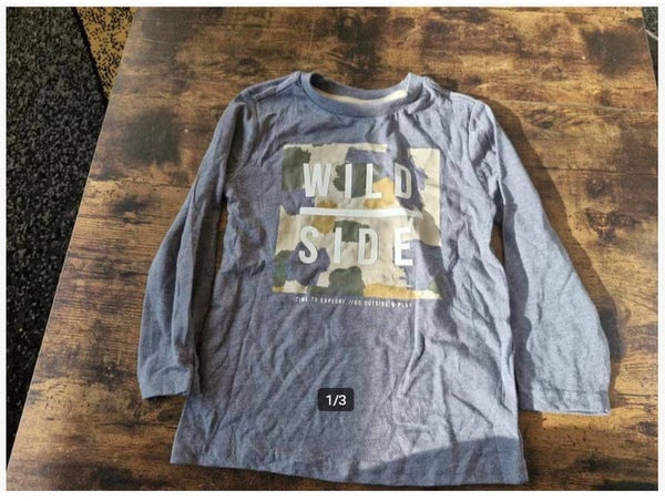 Grijs wild side shirt Maat 92