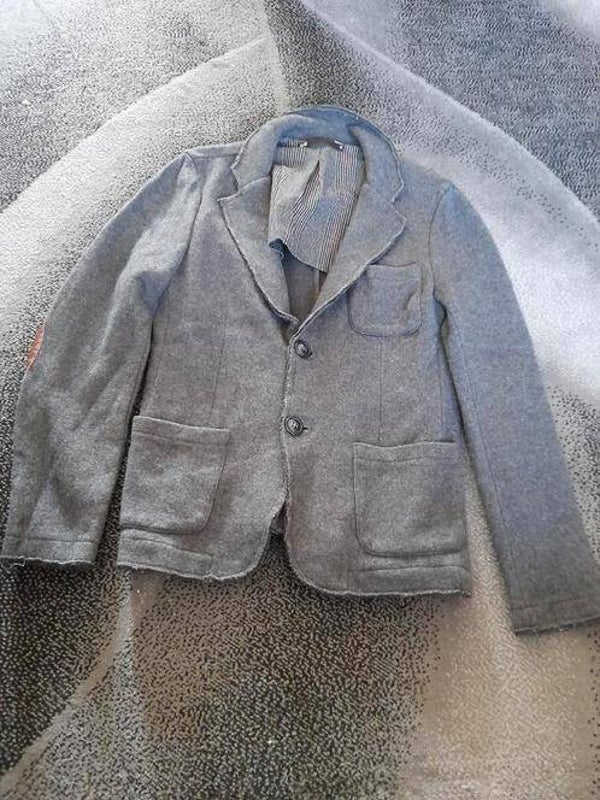 Grijze warme colberts maat M