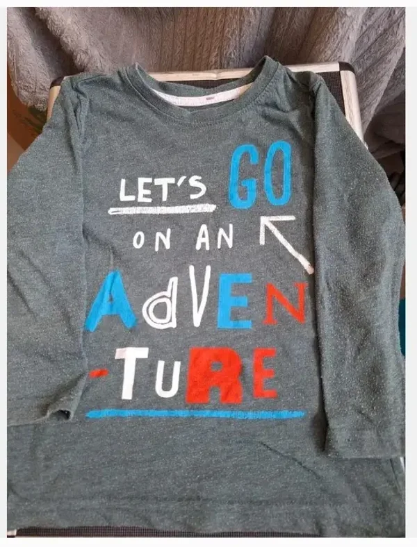 Groen adventure shirt Maat 98
