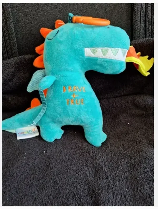 Groene draak knuffel