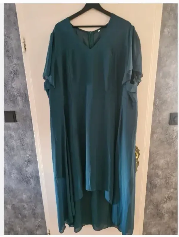 Groene nette jurk maat 5xl