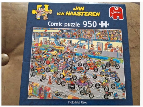 Jan van Haasteren, motorbike race