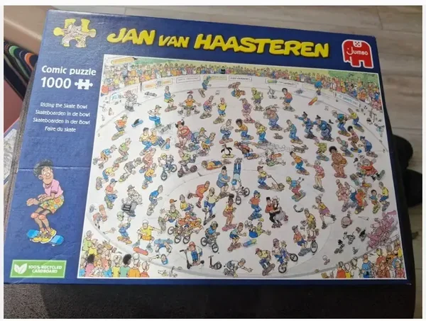 Jan van haasteren puzzel skateboarden 1000 stukjes