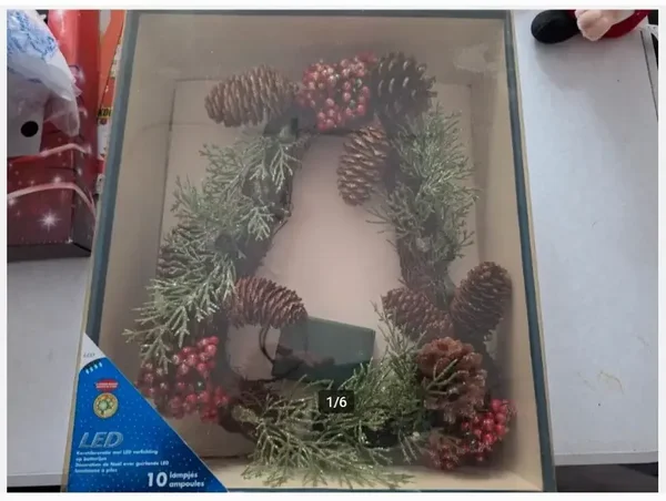 Kerstkrans in bel-vorm