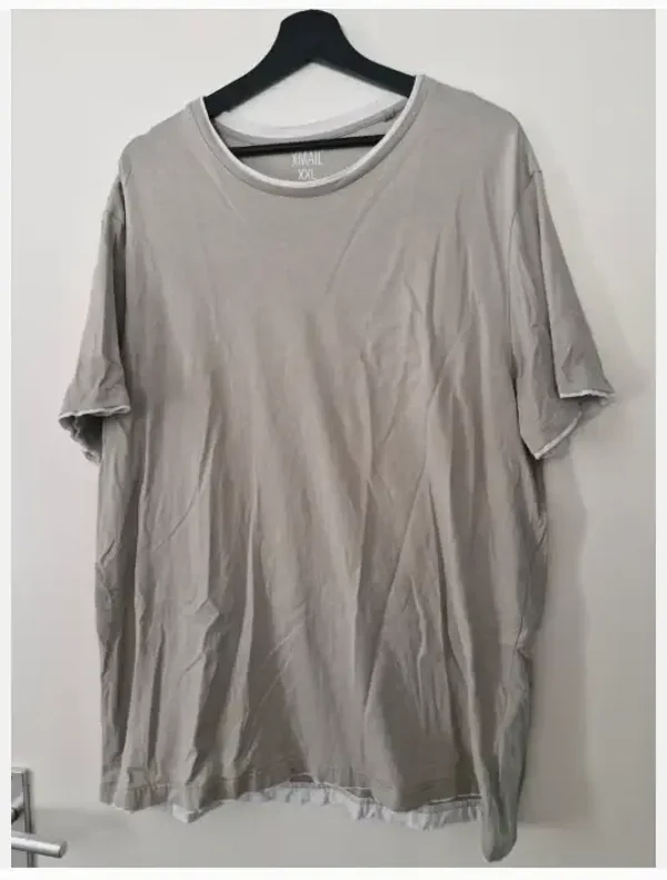 Lichtgrijs tshirt maat xxl