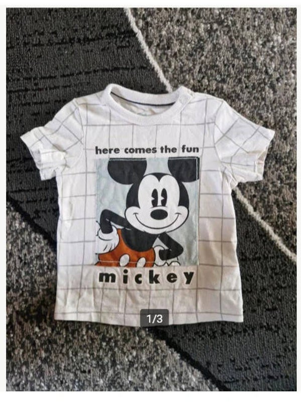 Mickey tshirt Here comes the fun Maat 80