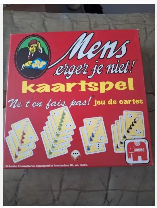 Mens erger je niet kaartspel