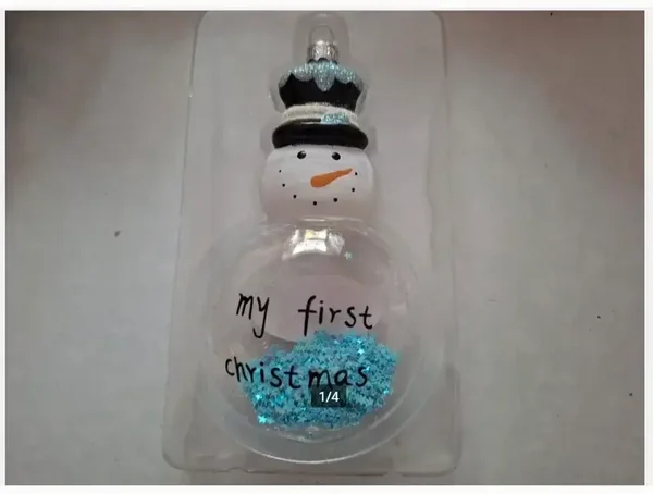 My first christmas sneeuwpop