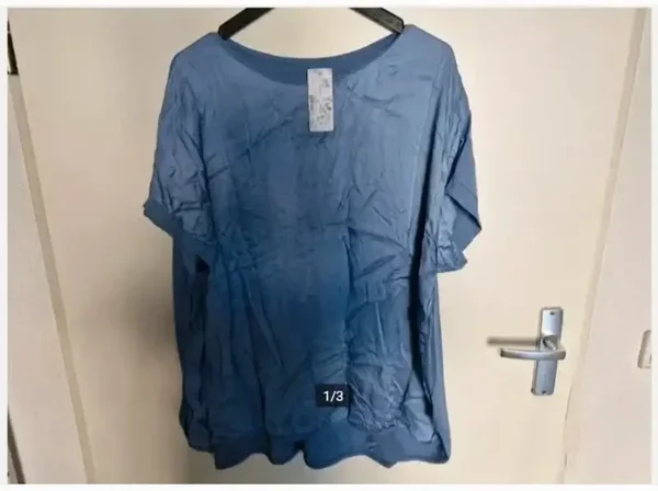 Nieuw net blauw tshirt Maat xl