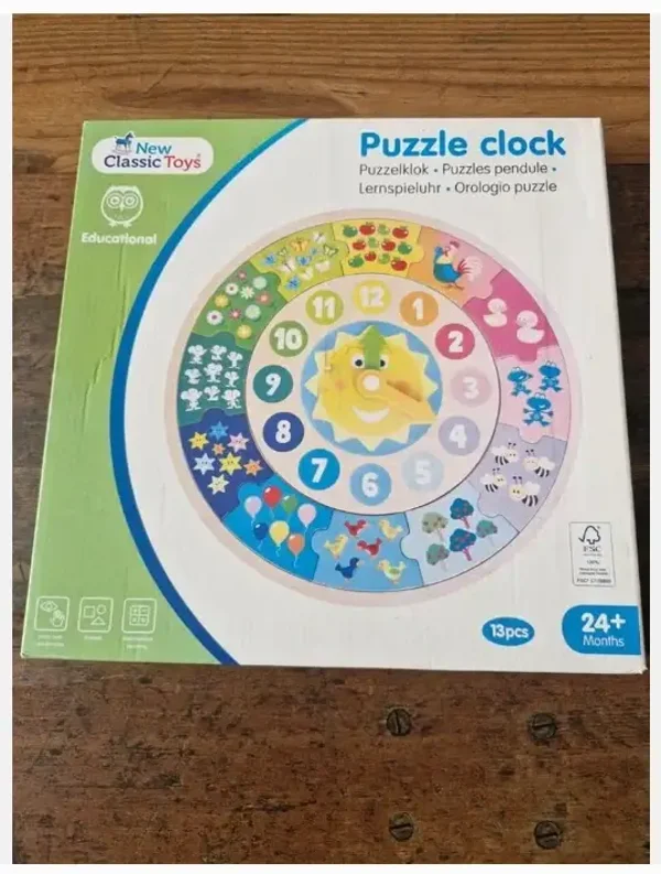 Nieuw puzzel klok