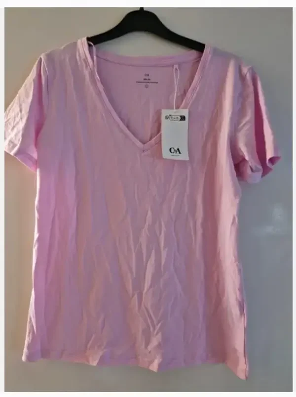 Nieuw Roze tshirt maat L