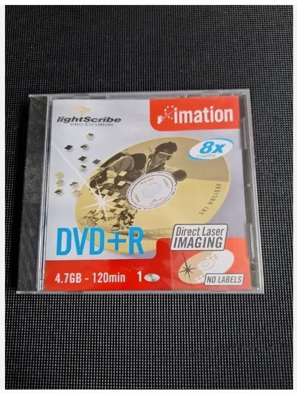 Nieuwe dvd +R schijf