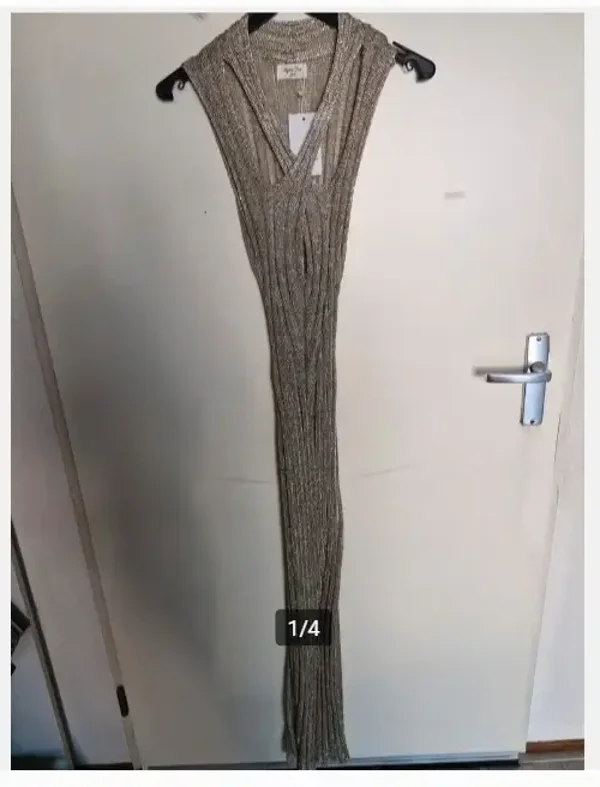 Nieuwe gouden jurk Maat s