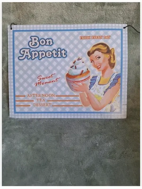 Reclame bord bon appetit