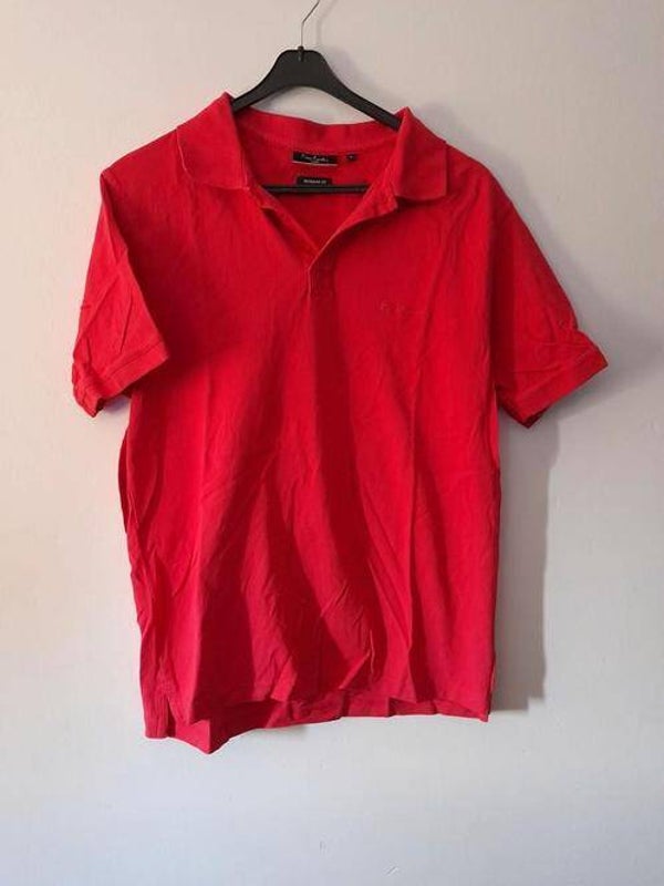 Rode polo maat L