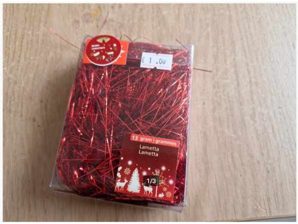 Rode lametta 13 gram