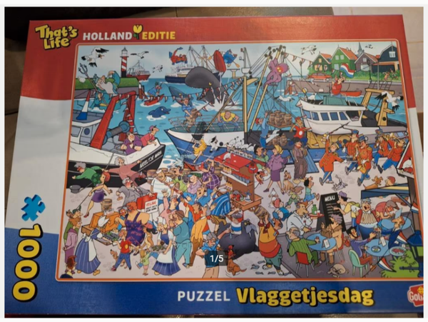 That's life puzzel vlaggetjesdag 1000 stukjes