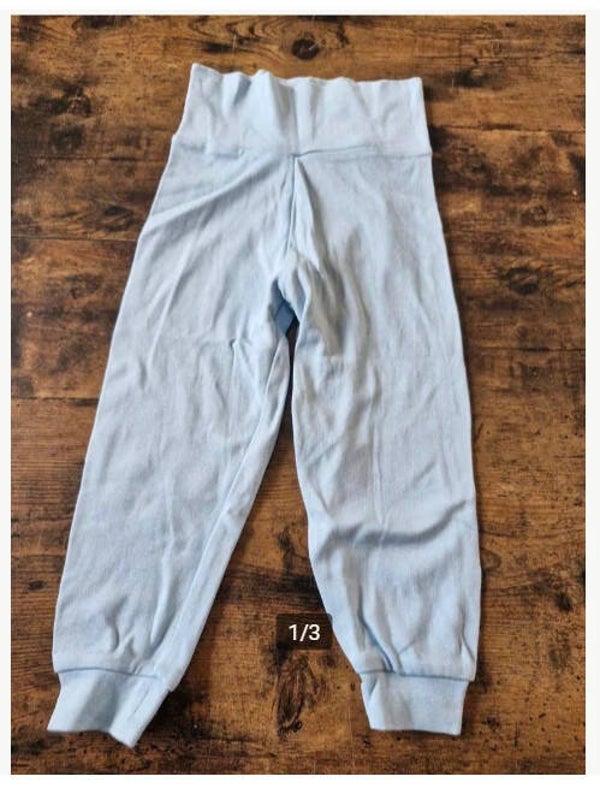 Lichtblauwe joggingsbroek Maat 86-92