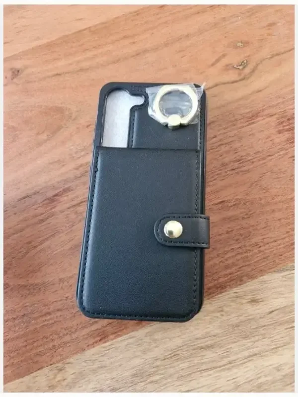 Telefoonhoesje samsung s23 zwart met pasjeshouder