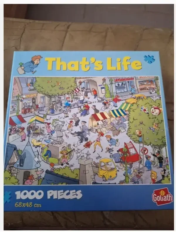 That's life puzzel dorpsplein 1000 stukjes