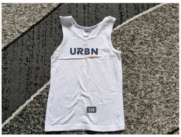 Wit urbn hemd Maat 98-104