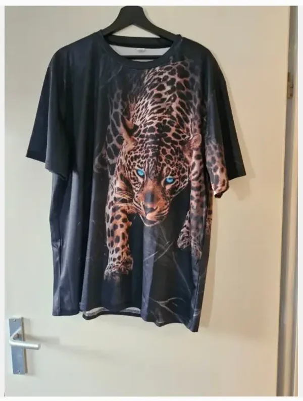 Zwart tshirt met jaguar maat xxl