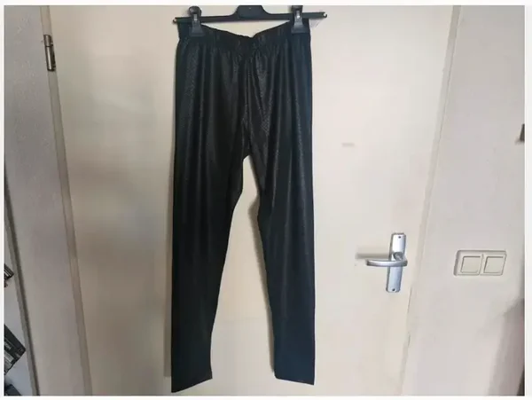 Zwarte slangenprint legging Maat xl