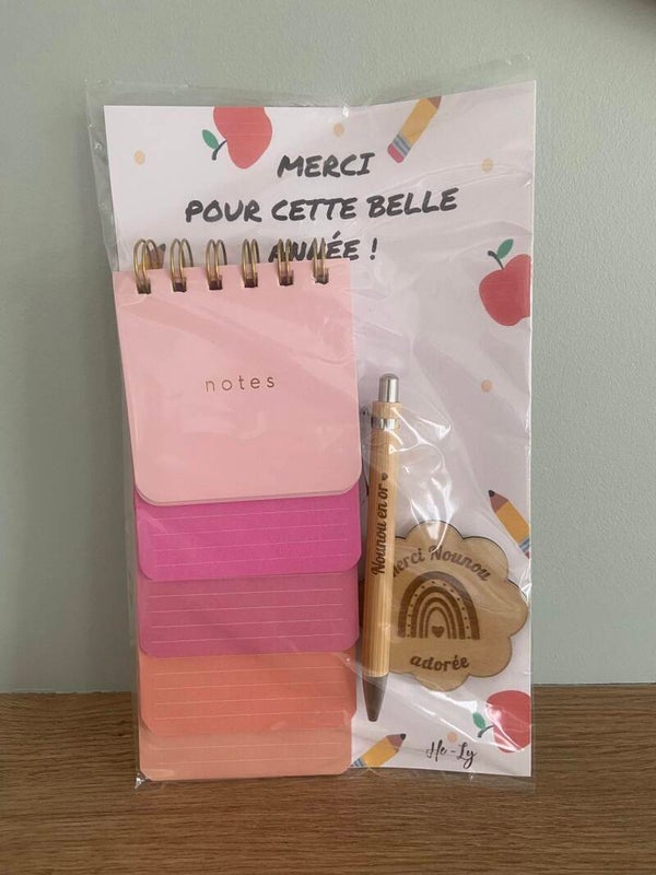 Ensemble bloc note magnet et stylo EDITION LIMITEE