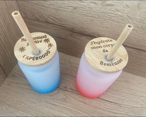 Ensemble de deux verres à cocktail