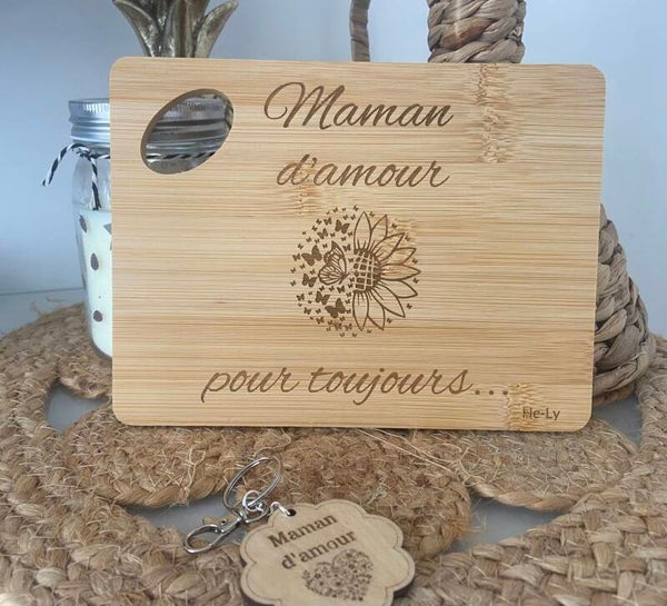 Petite planches en bois gravée